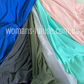 Трикотаж віскоза однотон 150 см 170 г/м2 рулон від 50 м