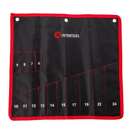 Чохол для гайкових ключів, 14 кишень INTERTOOL BX-9009
