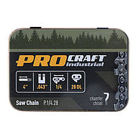 Ланцюг для ланцюгової пилки Procraft industrial P.1/4.28 Universal 1/4" шаг 28 зв.