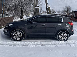 Вітровики з хромом (4 шт, Niken) для Kia Sportage 2010-2015 рр