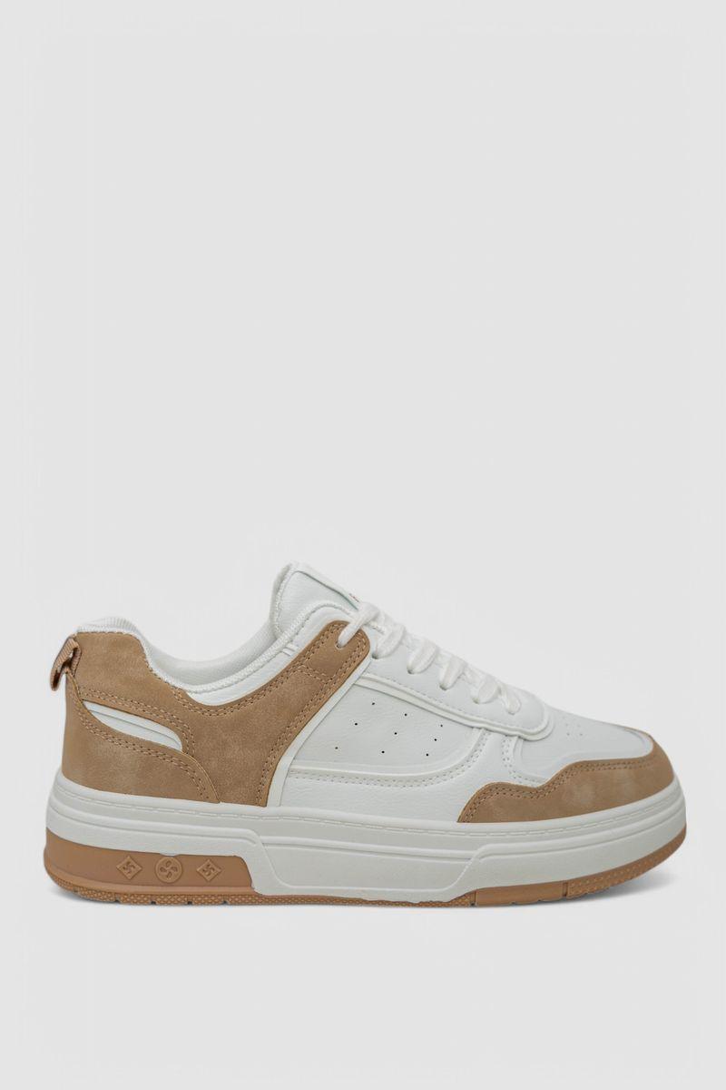 Кросівки чоловічі демісезонні, колір біло-бежевий, 243RHK32, фото 1