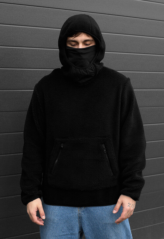 Молодіжний анорак чорного кольору Staff ari black 2