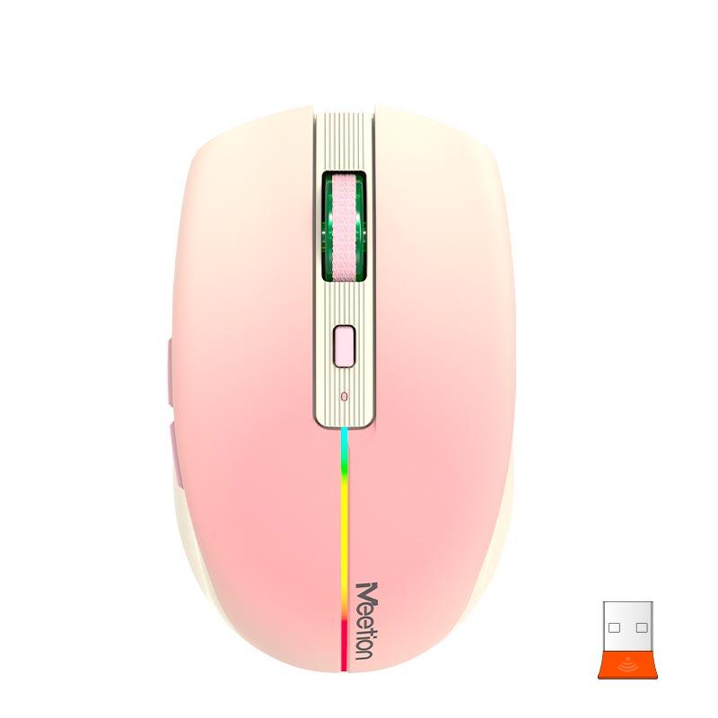Миша MEETION 2.4 G+Bluetooth Dual Mode gaming mouse BTM002 |1000-1200-1600dpi, 6keys, Type-C Charging, RGB|