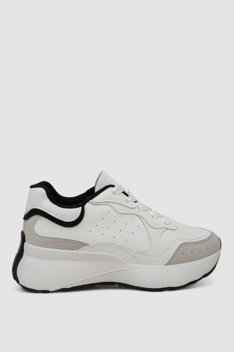 Кросівки жіночі, колір біло-сірий, 248RXM30-86, фото 1