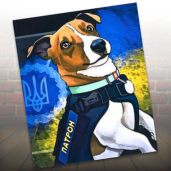 Алмазний живопис Пес Патрон 50x40 см IMAGE42 У картонній коробці