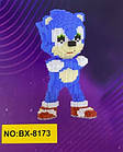 Конструктор Сонік 32 см 1900 деталей із блоків 3D Magic Blocks "Sonic the Hedgeh" Блокові конструктори, фото 5