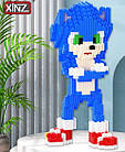 Конструктор Сонік 32 см 1900 деталей із блоків 3D Magic Blocks "Sonic the Hedgeh" Блокові конструктори, фото 2