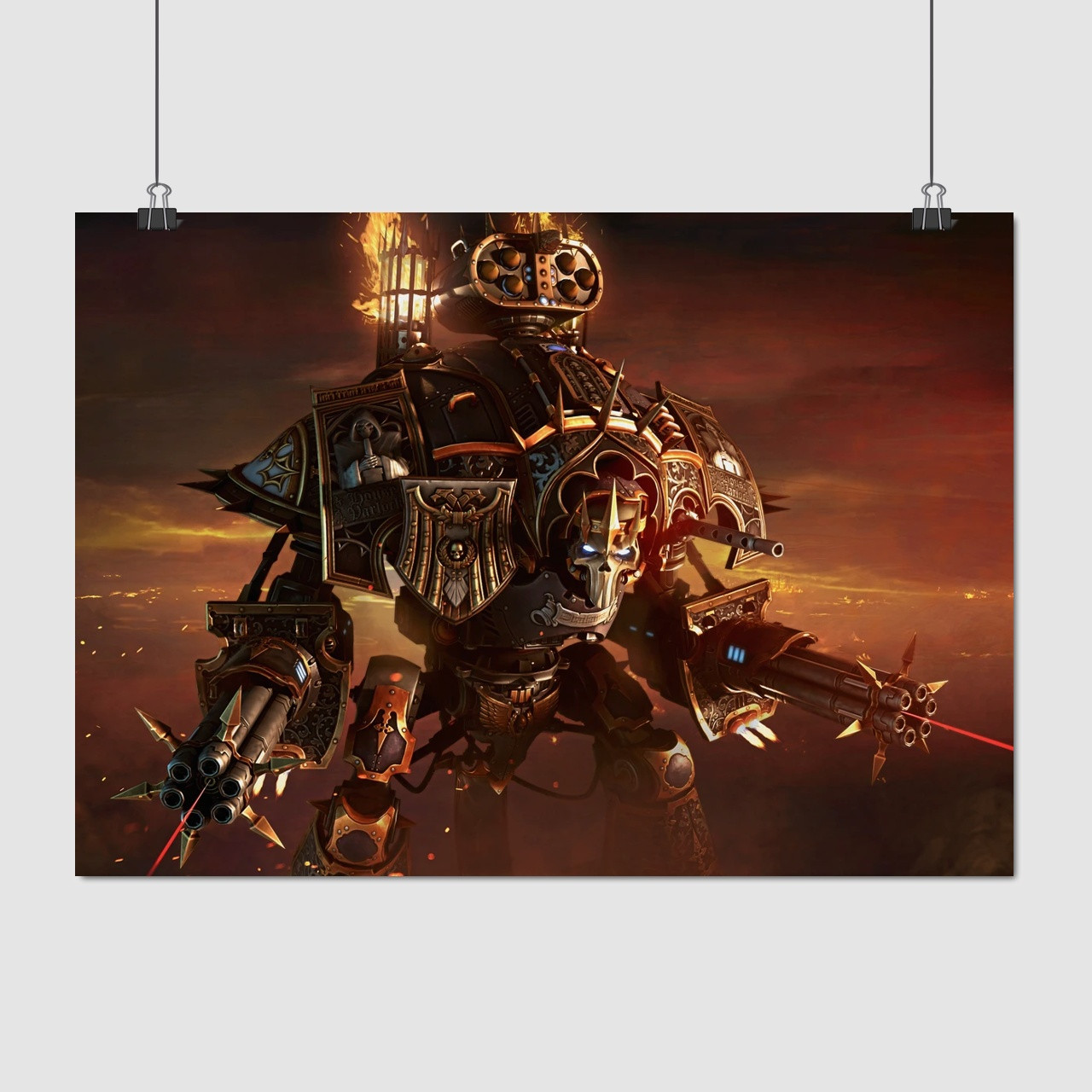 Плакат "Вархаммер 40000, Dark Queen Lady Solaria, Warhammer 40000", 43×60см