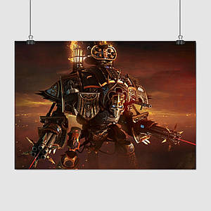 Плакат "Вархаммер 40000, Dark Queen Lady Solaria, Warhammer 40000", 43×60см