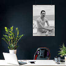 Плакат "Фредді Мерк'юрі, Freddy Mercury, Queen", 60×43см, фото 4