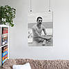 Плакат "Фредді Мерк'юрі, Freddy Mercury, Queen", 60×43см, фото 6
