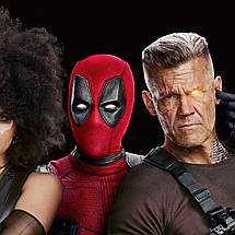 Плакат "Дедпул, Доміно та Кейбл, Deadpool", 43×60см, фото 3
