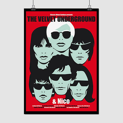Плакат "The Velvet Underground", 60×43см, фото 1