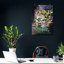 Плакат "Черепашки-ніндзя, TMNT, Ninja Turtles (2007)", 60×42см, фото 4