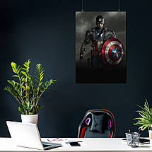Плакат "Капітан Америка, Captain America", 60×43см, фото 4