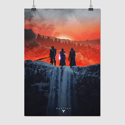 Плакат "Стилізація малюнка, Destiny 2", 60×43см, фото 1