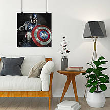 Плакат "Капітан Америка, Captain America", 60×60см, фото 5