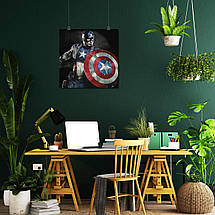 Плакат "Капітан Америка, Captain America", 60×60см, фото 6