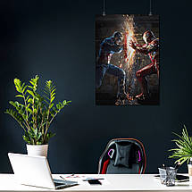 Плакат "Капітан Америка проти Залізної Людини, Captain America, Iron Man", 60×43см, фото 4