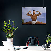 Плакат "Жан Клод Ван-Дамм на шпагаті, Jean-Claude Van Damme", 43×60см, фото 3