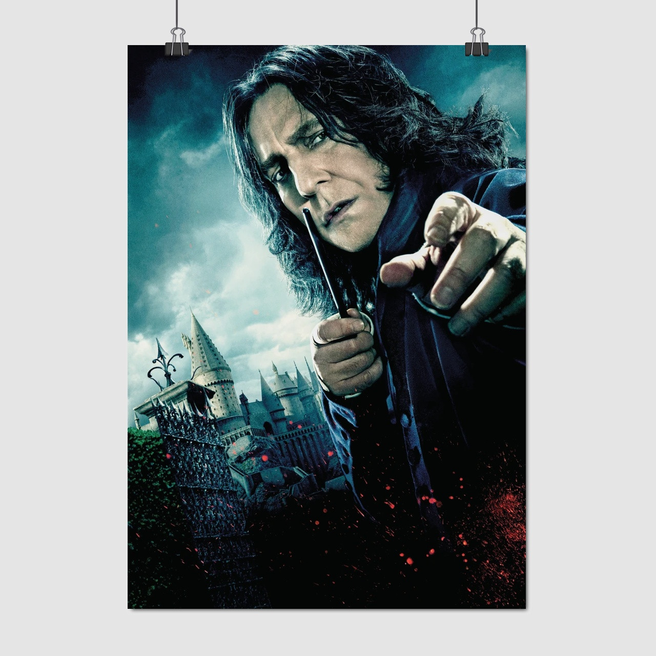 Плакат "Гаррі Поттер і смертельні реліквії, Северус Снейп, Harry Potter, Severus Snape", 60×43см
