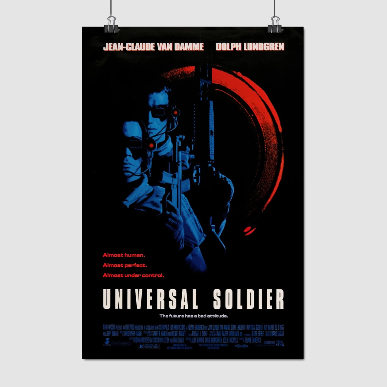 Плакат "Універсальний солдат, Universal Soldier (1992)", 60×40см