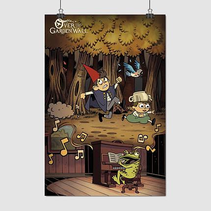Плакат "За садовим парканом, анімаційний серіал, Over the Garden Wall", 60×40см, фото 1