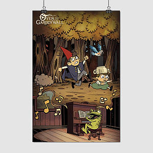Плакат "За садовим парканом, анімаційний серіал, Over the Garden Wall", 60×40см