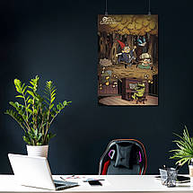 Плакат "За садовим парканом, анімаційний серіал, Over the Garden Wall", 60×40см, фото 4