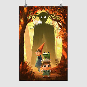 Плакат "За садовим парканом, анімаційний серіал, Over the Garden Wall", 60×39см