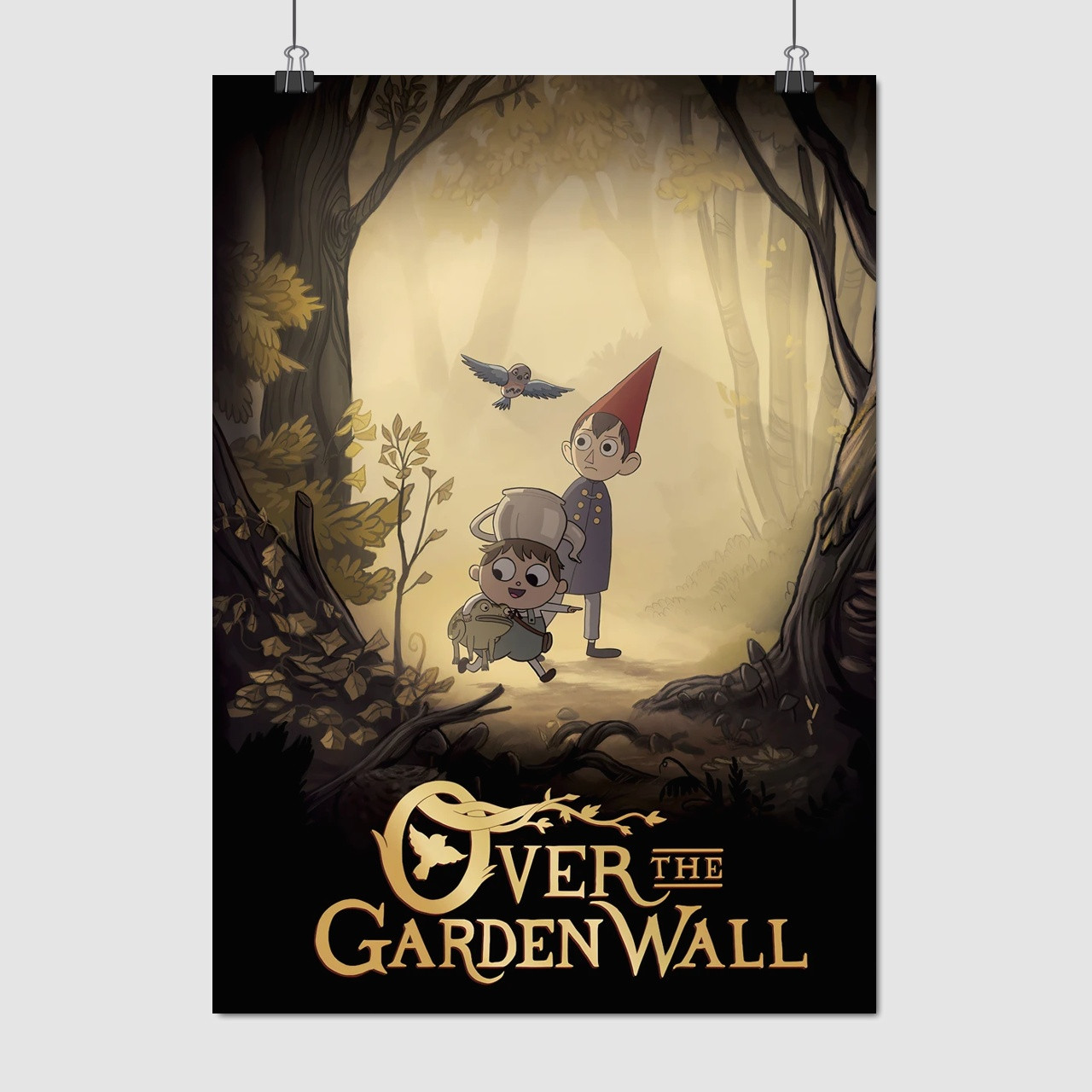 Плакат "За садовим парканом, анімаційний серіал, Over the Garden Wall", 60×42см