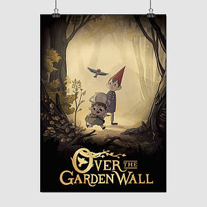 Плакат "За садовим парканом, анімаційний серіал, Over the Garden Wall", 60×42см