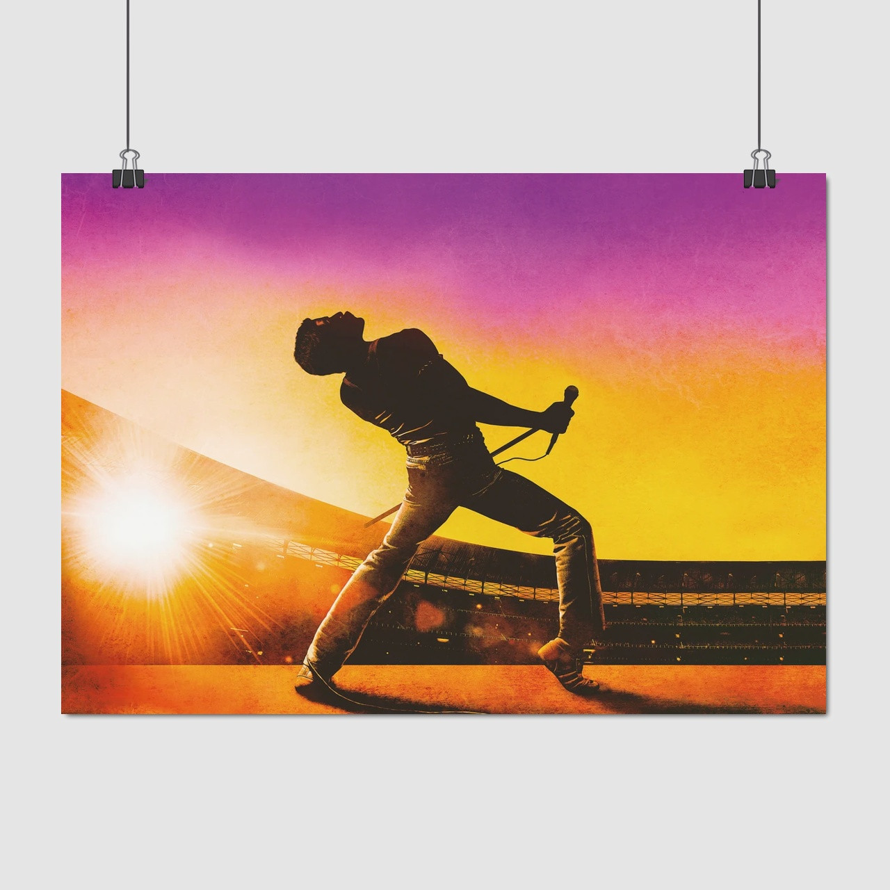 Плакат "Фредді Мерк'юрі, Freddy Mercury, Queen", 43×60см