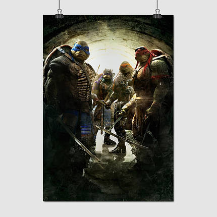 Плакат "Черепашки-ніндзя, Ninja Turtles, TMNT", 60×42см, фото 1