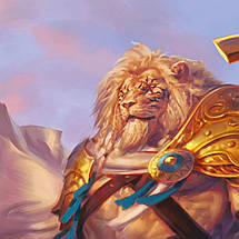 Плакат "Аджані, МТГ, Магія, MTG, Magic The Gathering, Ajani Unyielding", 60×40см, фото 2