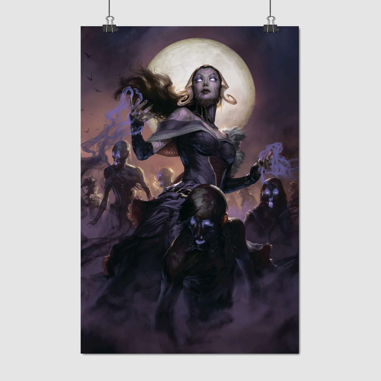 Плакат "Ліліан, МТГ, Магія, MTG, Magic The Gathering, Planeswalker, Liliana", 60×40см