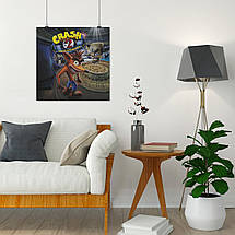Плакат "Креш Бандікут, Crash Bandicoot", 60×60см, фото 5