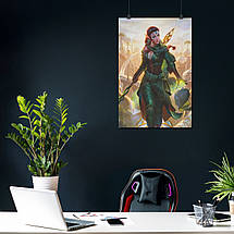 Плакат "Нісса, МТГ, Магія, MTG, Magic The Gathering, Nissa", 60×40см, фото 3
