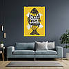 Плакат "Only dead fish go with the flow", 60×43см, фото 7