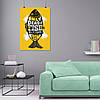Плакат "Only dead fish go with the flow", 60×43см, фото 8
