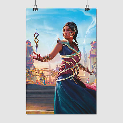 Плакат "Сахелі Рай, МТГ, Магія, MTG, Magic The Gathering, Saheeli Rai", 60×40см, фото 1