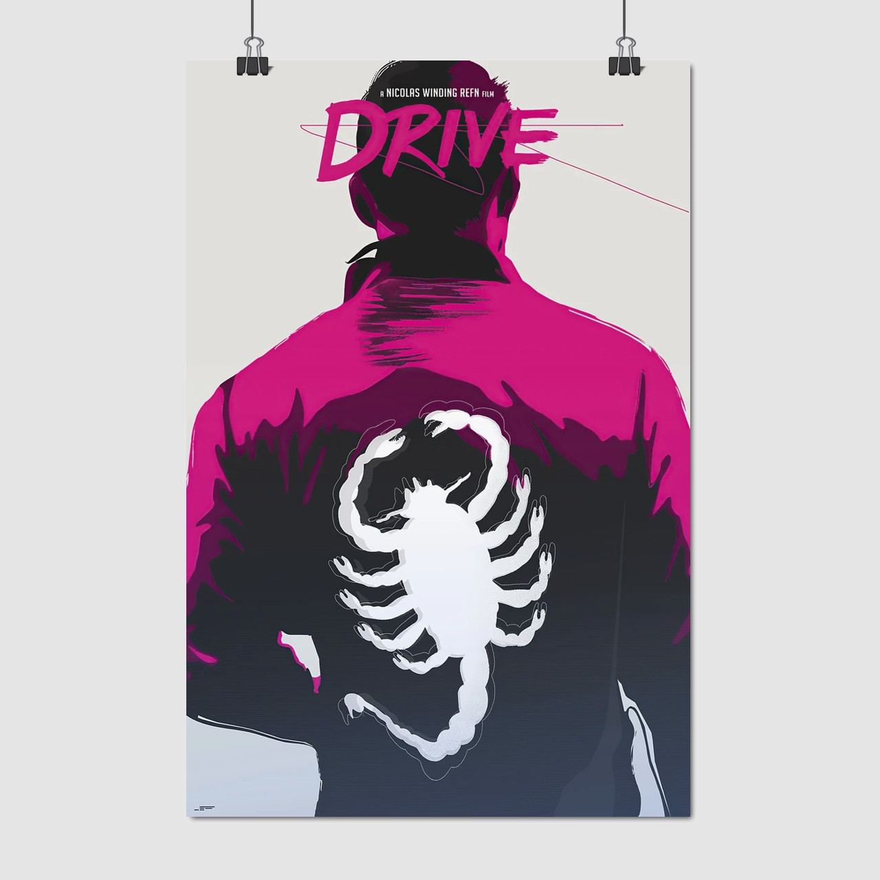 Плакат "Драйв, Раян Ґослінґ, Drive (2011), Gosling", 60×40см