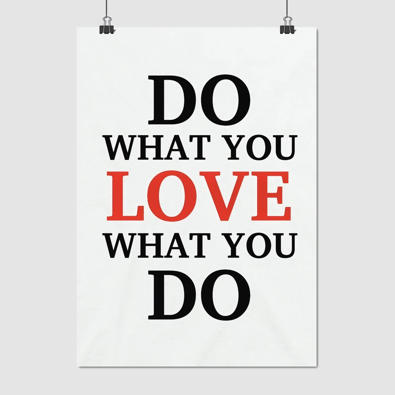 Плакат "Do what you love", 60×43см
