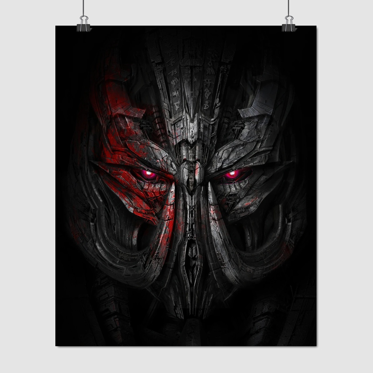 Плакат "Трансформери, десептикон Меґатрон, Transformers, Megatron", 60×49см