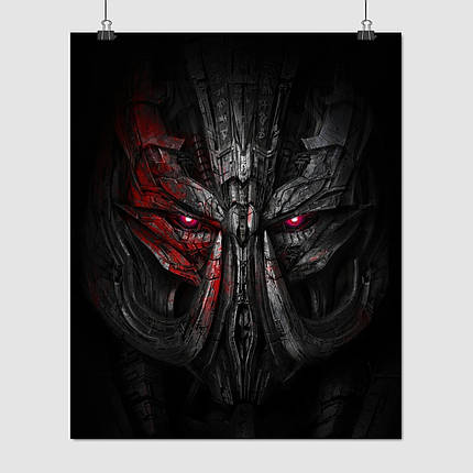 Плакат "Трансформери, десептикон Меґатрон, Transformers, Megatron", 60×49см, фото 1