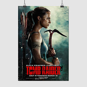 Плакат "Томб Райдер, Лара Крофт, Tomb Raider, Lara Croft", 60×41см