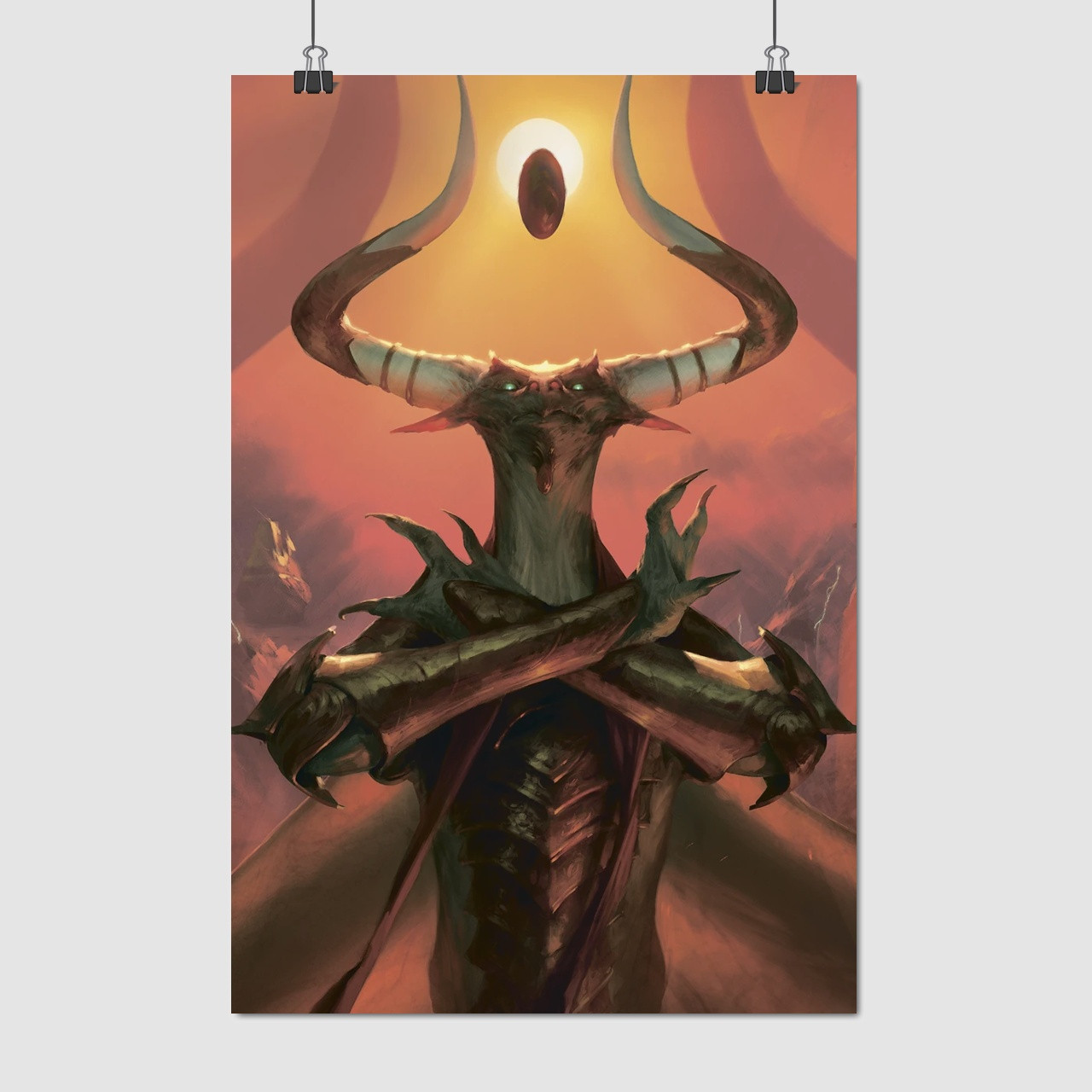 Плакат "Час руйнування, МТГ, Магія, MTG, Magic The Gathering, Hour Of Devastation, HOU", 60×40см