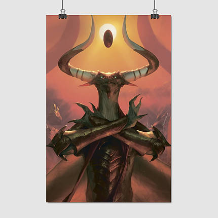 Плакат "Час руйнування, МТГ, Магія, MTG, Magic The Gathering, Hour Of Devastation, HOU", 60×40см, фото 1