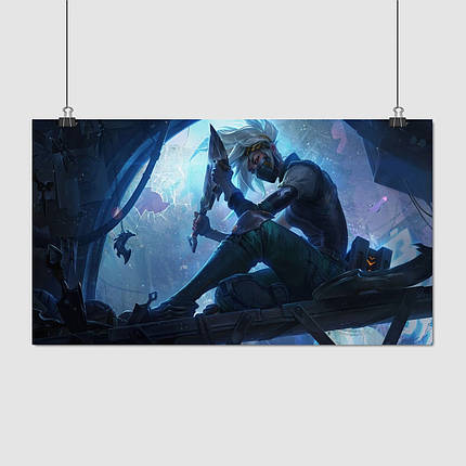 Плакат "Ліга Легенд, League of Legends, LoL, Akali Silverfang", 60×107см, фото 1