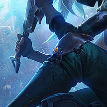 Плакат "Ліга Легенд, League of Legends, LoL, Akali Silverfang", 60×107см, фото 2
